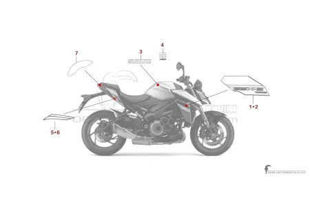 Suzuki GSXS1000 2025 - Silver