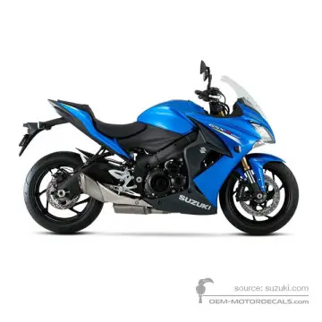Suzuki GSXS1000F 2016 - Niebieski - Metallic Triton Blue