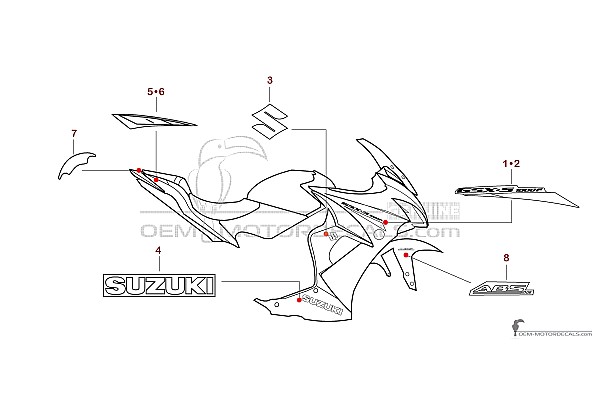 Suzuki GSXS1000F 2016 - Blau