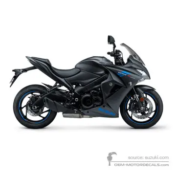 Suzuki GSXS1000F 2019 - Czarny - Metallic Mat Black No.2