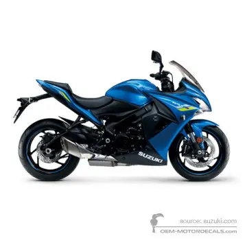 Suzuki GSXS1000F 2019 - Niebieski - Metallic Triton Blue