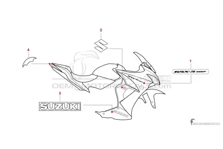 Suzuki GSXS1000F 2020 - Schwarz