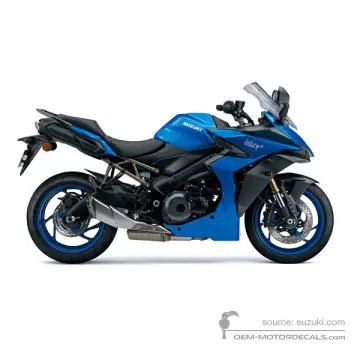 Suzuki GSXS1000GT 2023 - Niebieski - Metallic Triton Blue