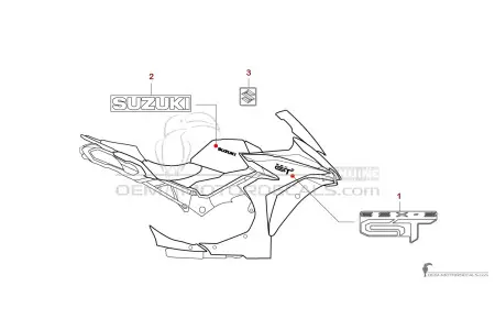 Suzuki GSXS1000GT 2024 - Rosso