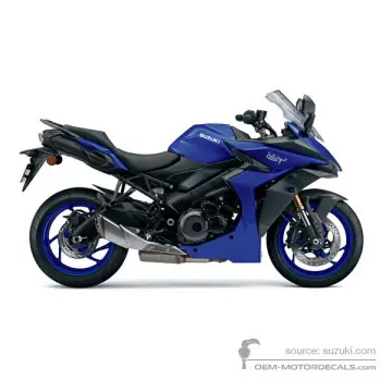 Suzuki GSXS1000GT 2025 - Niebieski - Metallic Triton Blue