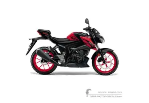 Pegatinas para Suzuki GSXS125 2025 - Rojo • Suzuki Pegatinas OEM