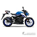 Suzuki GSXS125 2025 - Wit