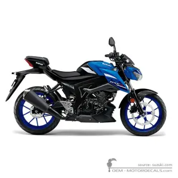 Suzuki GSXS125 2026 - Metallic Triton Blue / Titan Black