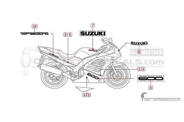 Suzuki RF600R 1997