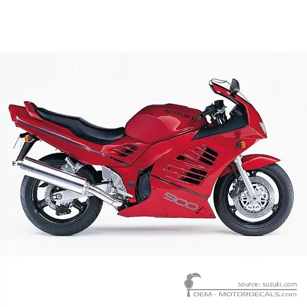 Suzuki RF900R 1995 - Candy Antares Red