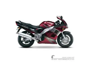 Stickers voor Suzuki RF900R 1997 • Suzuki OEM Stickers