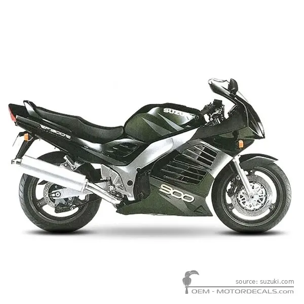 Suzuki RF900R 1997 - Trial Green Metallic / Black