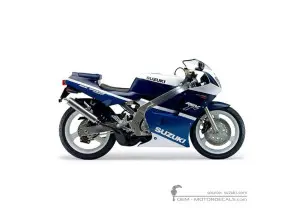 Autocollants pour Suzuki RGV250 1989 • Suzuki Autocollants OEM