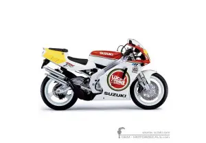 Adesivi per Suzuki RGV250 Lucky Strike 1990 • Suzuki Adesivi OEM