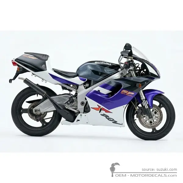 Suzuki RGV250 1997 - Candy Grand Blue / Pearl Novelty Black
