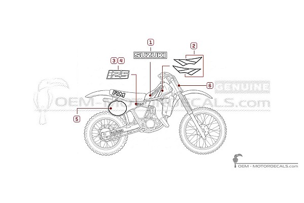 Suzuki RM125 1983
