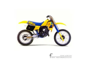 Aufkleber für Suzuki RM125 1984 • Suzuki OEM-Aufkleber
