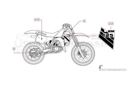 Suzuki RM125 1986