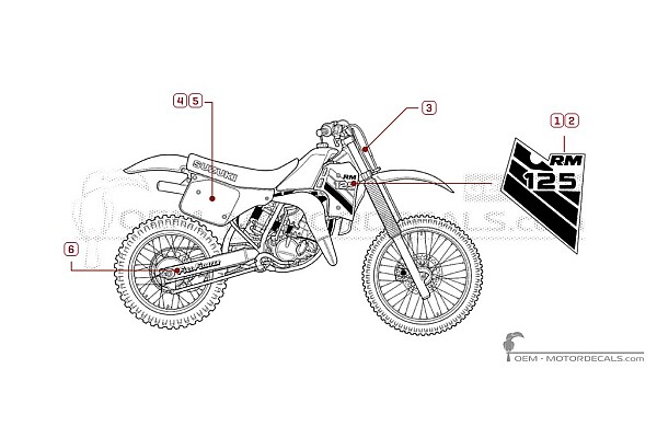 Suzuki RM125 1986