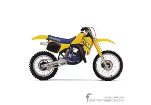 Adesivi per Suzuki RM125 1987 • Suzuki Adesivi OEM