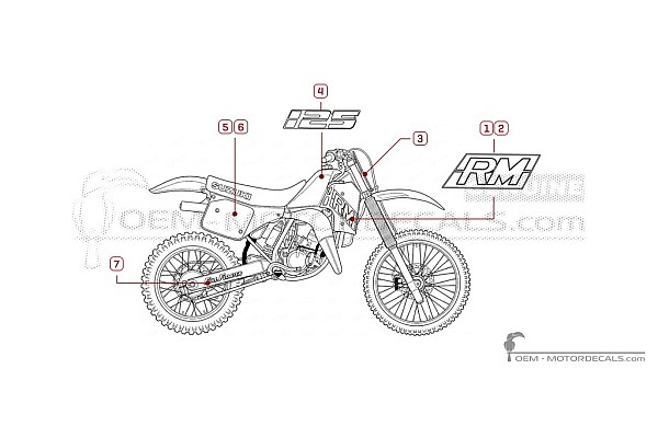 Suzuki RM125 1987