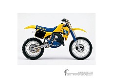 Decals for Suzuki RM125 1988 • Suzuki OEM Decals