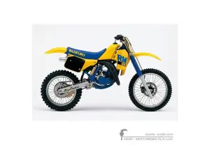 Autocollants pour Suzuki RM125 1988 • Suzuki Autocollants OEM