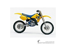 Autocollants pour Suzuki RM125 1990 • Suzuki Autocollants OEM