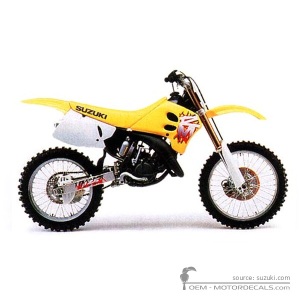 Pegatinas para Suzuki RM125 1995 • Suzuki Pegatinas OEM