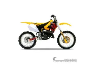 Stickers voor Suzuki RM125 1997 • Suzuki OEM Stickers