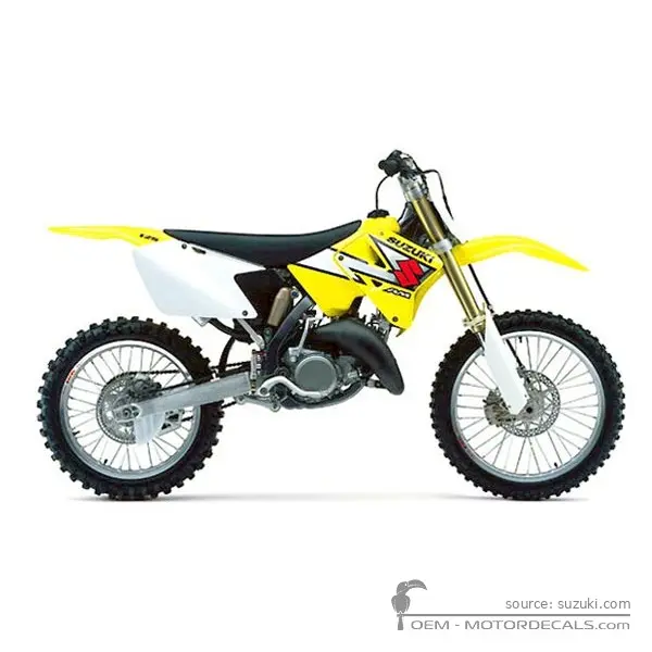 Suzuki RM125 2003 - Champion Yellow