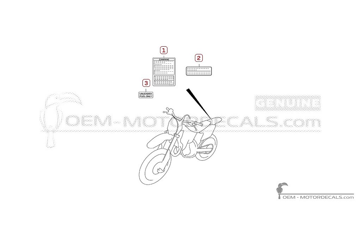 Decals for Caution labels • Suzuki OEM Decals