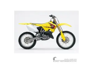 Stickers voor Suzuki RM125 2005 • Suzuki OEM Stickers
