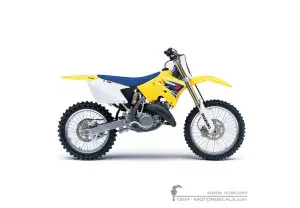Naklejki do Suzuki RM125 2007 • Suzuki Naklejki OEM