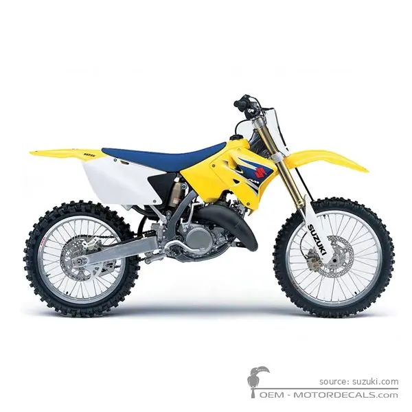 Suzuki RM125 2007 - Champion Yellow