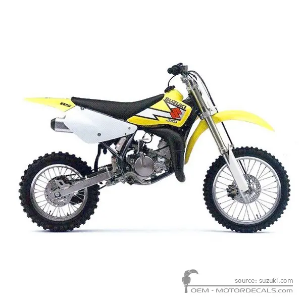 Suzuki RM85 2003 - Champion Yellow