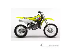 Pegatinas para Suzuki RM85 L 2006 • Suzuki Pegatinas OEM