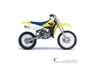 Autocollants pour Suzuki RM85 2007 • Suzuki Autocollants OEM