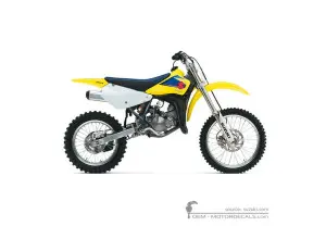 Adesivi per Suzuki RM85 L 2009 • Suzuki Adesivi OEM