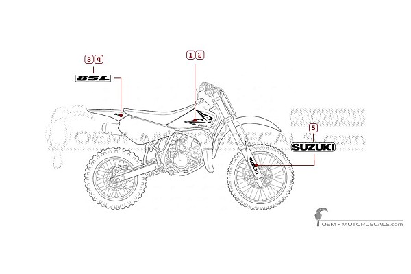 Suzuki RM85 L 2015