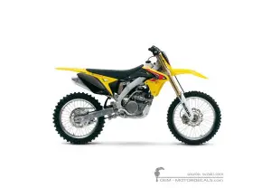 Pegatinas para Suzuki RM-Z250 2010 • Suzuki Pegatinas OEM