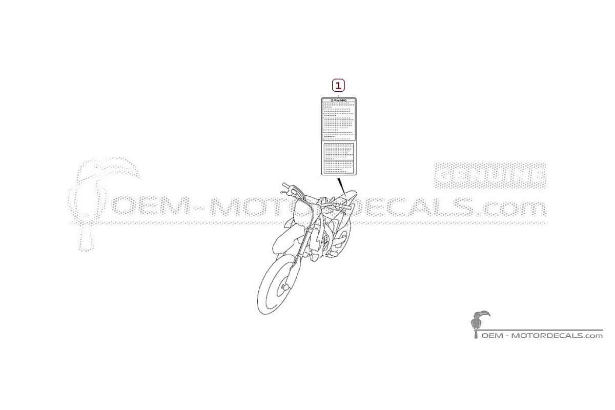 Decals for Caution labels • Suzuki OEM Decals