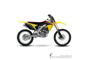 Decals for Suzuki RM-Z250 2012 • Suzuki OEM Decals
