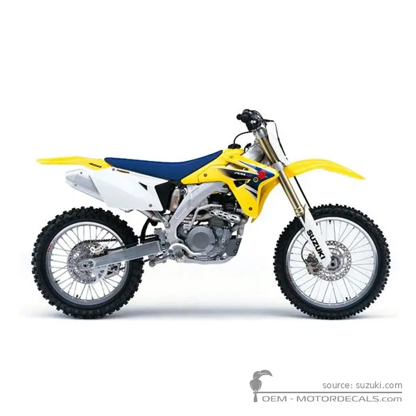 Suzuki RM-Z450 2007 - Champion Yellow No. 2 / Parsec Blue No. 2