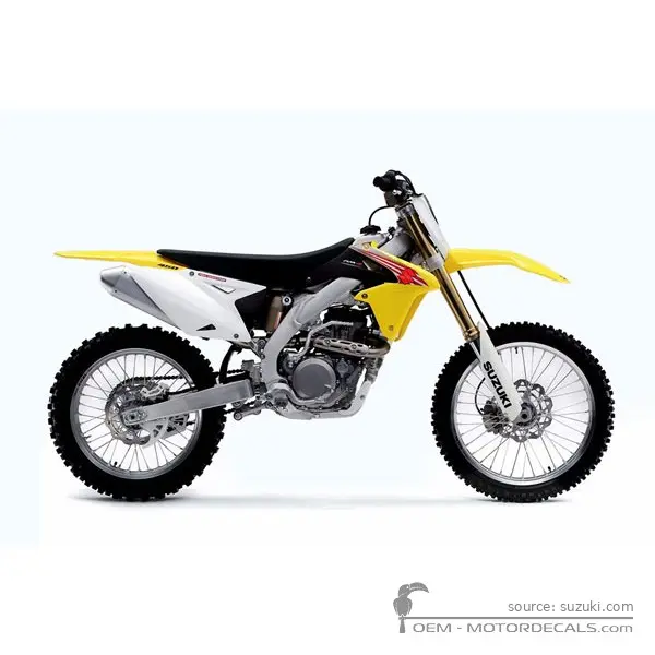Suzuki RM-Z450 2011 - Champion Yellow No. 2 / Solid Black
