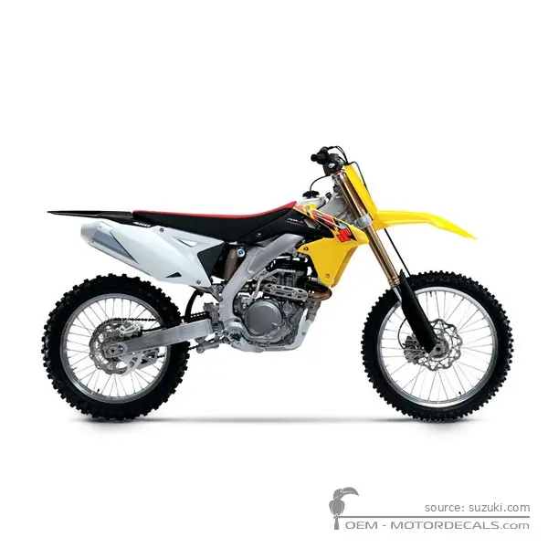 Suzuki RM-Z450 2013 - Champion Yellow No. 2 / Solid Black