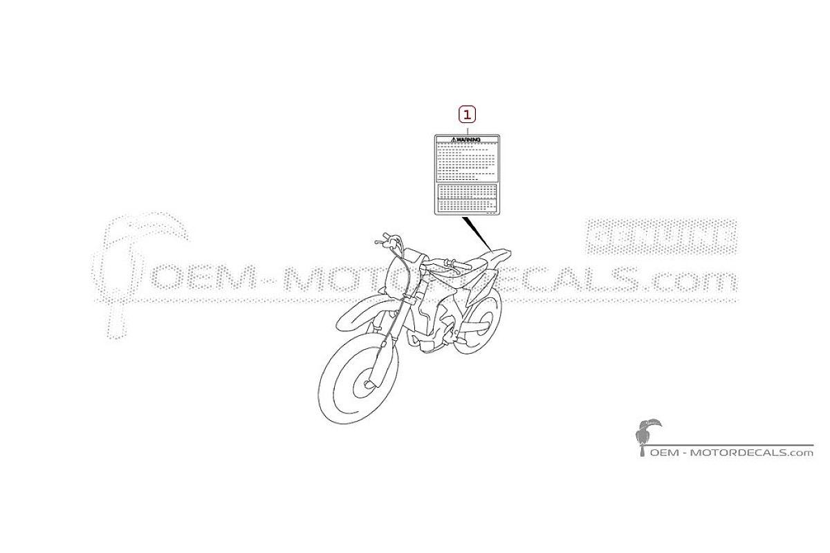 Decals for Caution labels • Suzuki OEM Decals