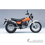 Suzuki RV125 VANVAN 2004 - Orange