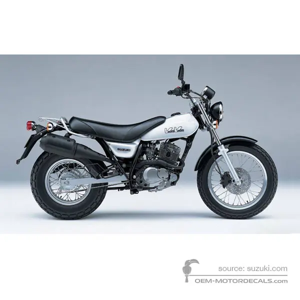Suzuki RV125 VANVAN 2004 - Zilver - Sonic Silver
