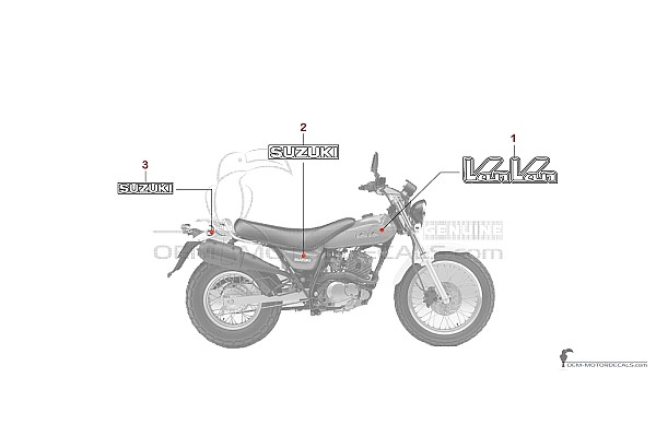 Suzuki RV125 VANVAN 2004 - Blu